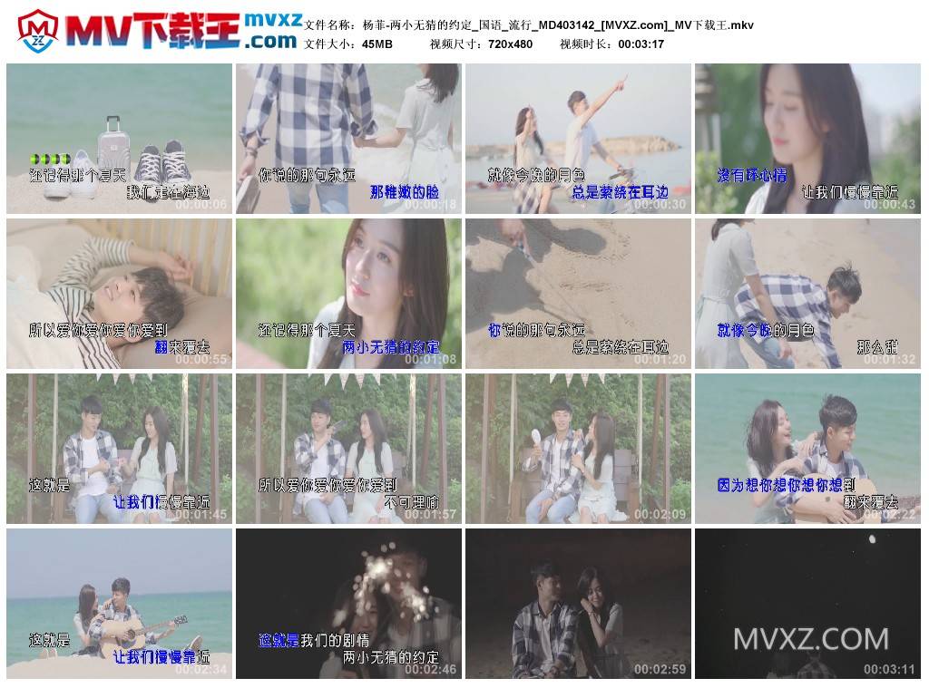 杨菲-两小无猜的约定_国语_流行_MD403142